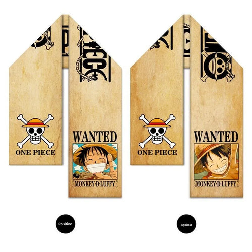 Sciarpa One Piece – Cappello di paglia di Monkey D. Luffy ricercato