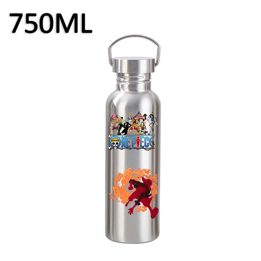 Bottiglia d'acqua One Piece da 750 ml - Manga Barbanera
