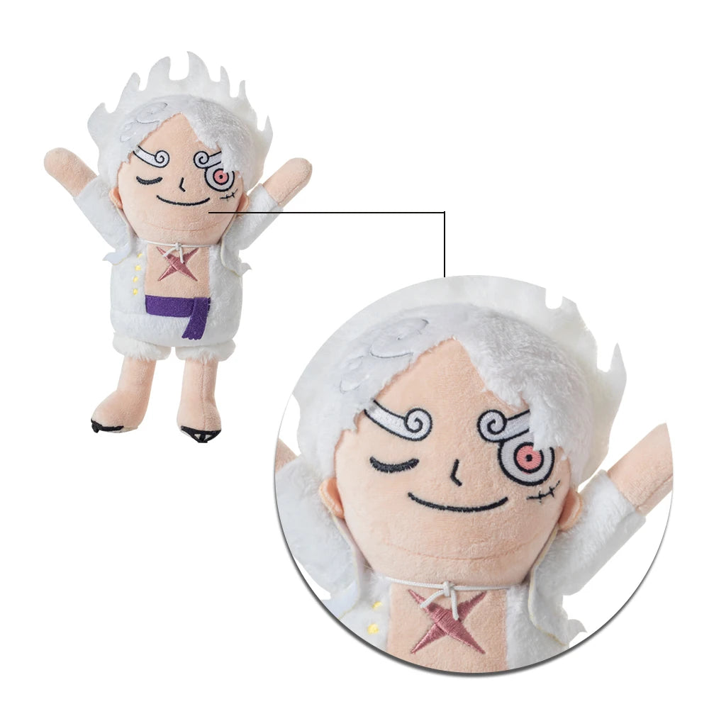 Lote de peluches de One Piece: Luffy Gear 5 y Monkey D. Luffy Chibi