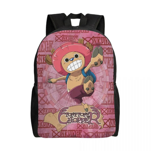 Mochila de One Piece de Tony Tony Chopper: Mapa estilo pirata antiguo