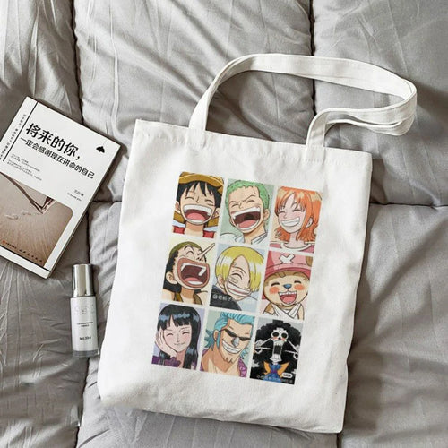 Bolso de mano de One Piece – Collage de Mugiwara