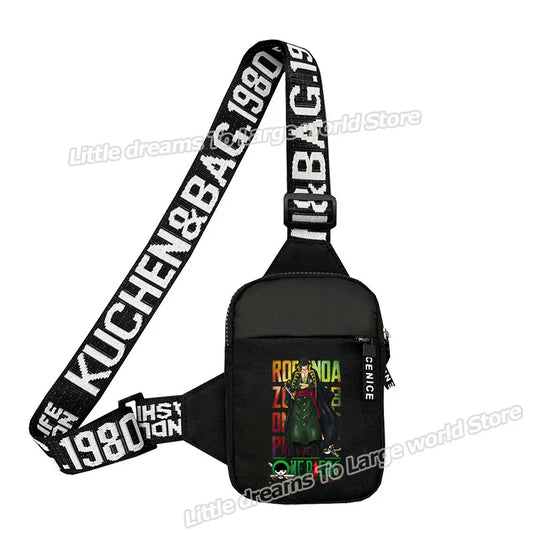Bolso de hombro de One Piece – Tipografía del manga Monkey D. Luffy