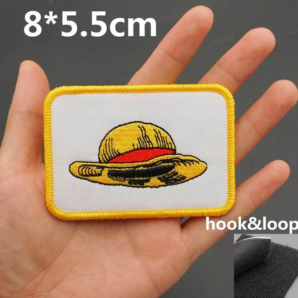 Parche de One Piece - Sombrero de Paja de Luffy (Rectangular)