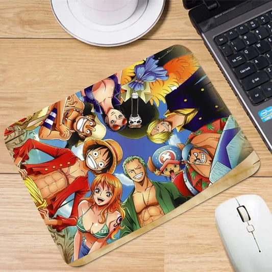 Tapis de Souris One Piece - Équipage Chapeau de Paille Style Peinture