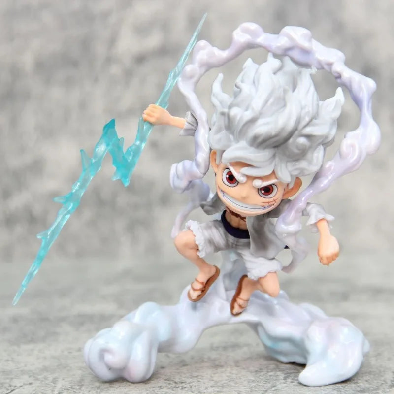 Figura de One Piece - Monkey D. Luffy Gear 5 Nika (Efecto de humo)