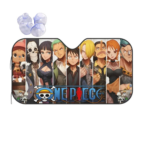 Visera frontal de One Piece - Tripulación del Sombrero de Paja en el Océano (XXL)