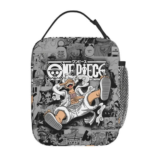 Borsa termica One Piece – Stile manga One Piece in bianco e nero