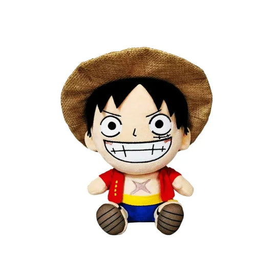 Peluche One Piece - Monkey D. Luffy (design classico sorridente)