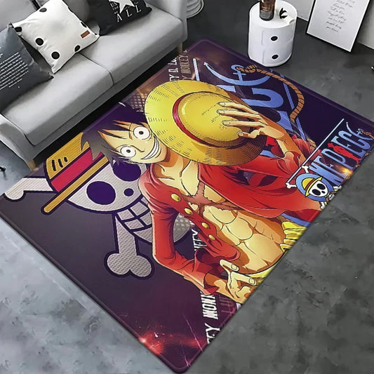 Tappetino One Piece - Ritratto di Monkey D. Luffy (posa d'azione)