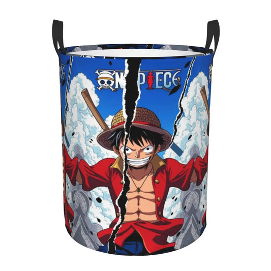 Cestino portaoggetti di One Piece - Illustrazione di Luffy e Ace Brothers in Arms