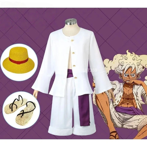 Costume Cosplay One Piece - Tenue Classique de Monkey D. Luffy